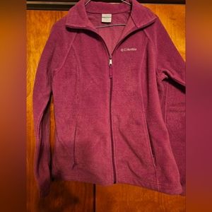 Purplish Pink Size Small Columbia Fleece